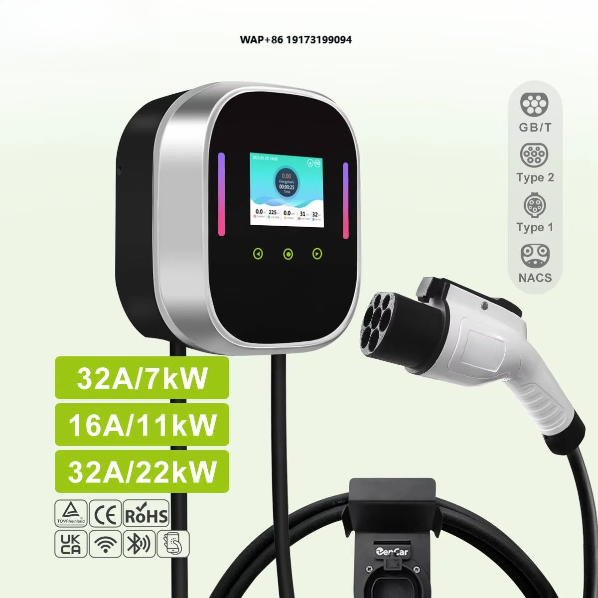 Smart EV Charger Wallbox 22kW - Type 2 Charger 评论和价格
