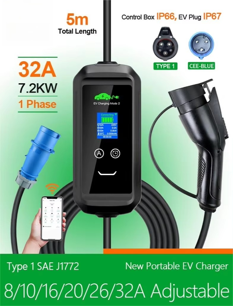 Custom USA AC Portable EV Char - Ev Charging Pile 评论和价格