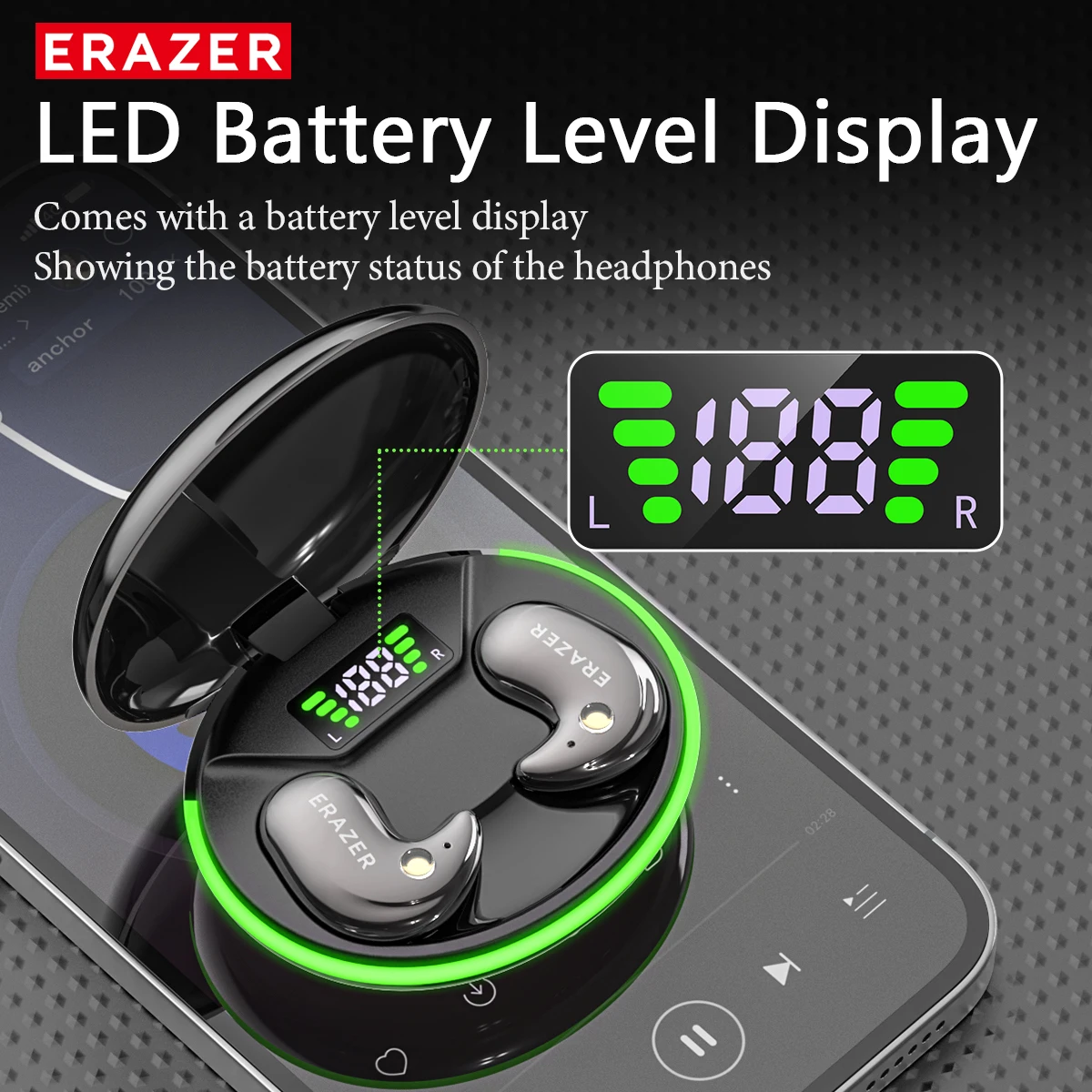 EARZER XF58 In-Ear Bluetooth H - Type 2 Charger 评论和价格