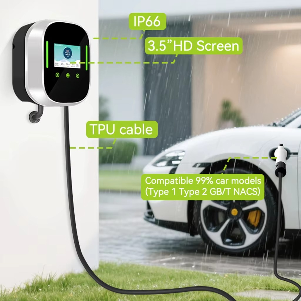 Smart EV Charger Wallbox 22kW  - Type 2 Charger 评论和价格
